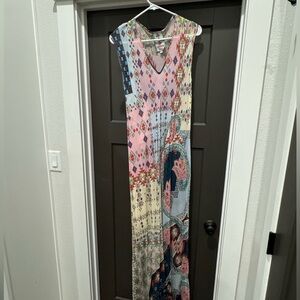 Johnny Was Long Patchwork dress - size M